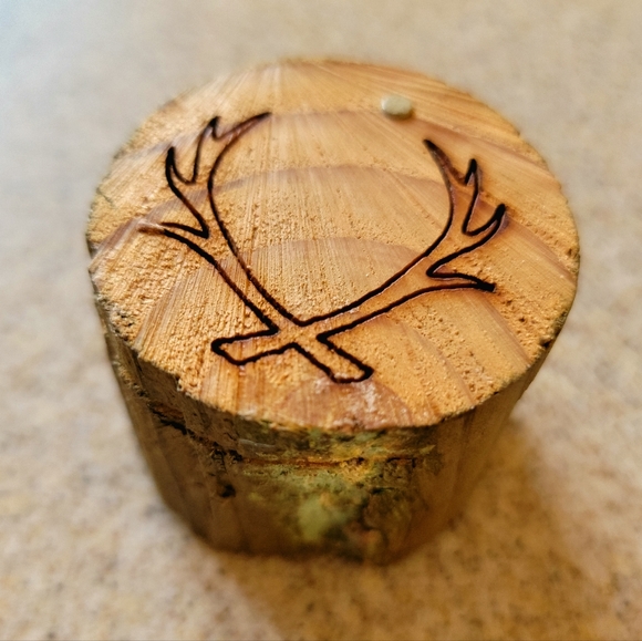 Handmade Petina Crushed Copper and Malachite Titanium Mens Wedding Ring sz9 - Picture 7 of 9